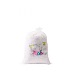 Vaessen Creative Rembourrage en Fibre de Polyester Blanche Douce pour la Fabrication d'animaux Rembourrés, de Coussins et d'objets Créatifs, Blanc, 250gr, L'emballage peut varier