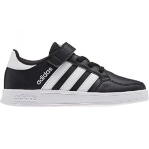 Adidas BREAKNET C, Chaussures de Tennis Garçon Mixte Enfant, NEGBÁS/FTWBLA/NEGBÁS, 33 EU