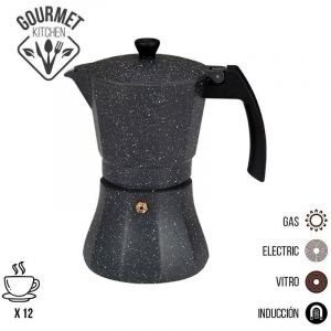 Cafeti&egrave;re En Aluminium 12 Tasses Pour Induction. Edm