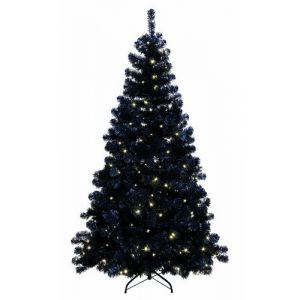 Best Season 608-14 - Sapin de Noël Ottawa illuminé LED Noir