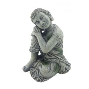 Statue bouddha is ø 10 cm, hauteur 12 cm, décoration aquari Animallparadise