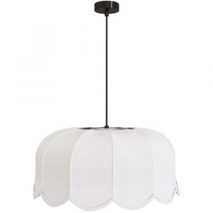 Privatefloor Suspension Lampe Beige En Lin ¿ Style Naturel Et Intemporel ¿ Drýma Beige