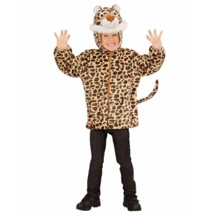 Veste à capuche léopard enfant