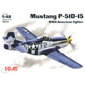 ICM De 48151 – Mustang P 51D-15, Wwii American Fighter