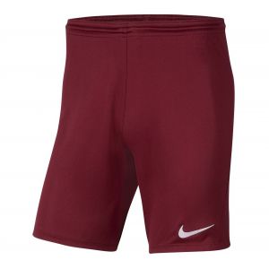 Nike Short Dry Park Iii - Bordeaux/blanc Enfant, pointure XL: 158-170 cm - Rouge - Taille XL: 158-170 cm