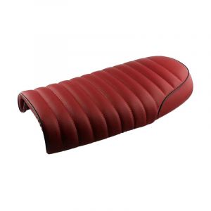 Image de Brazoline Selle Scrambler 2 marron/rouge coutures droites marrons/roug