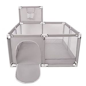 Parc Bébé Basket + sans balles - Selonis - Selonis - Gris