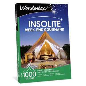 Wonderbox Coffret cadeau - Insolite - Week-end gourmand - 1000 s&eacute;jours