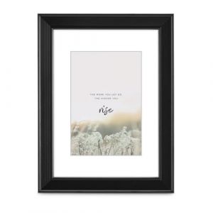 Hama Cadre photo en bois Rise, noir, 30 x 40 cm
