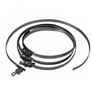 Acomat Collier plat inox de serrage gaines ventilation (&agrave; l'unit&eacute;)