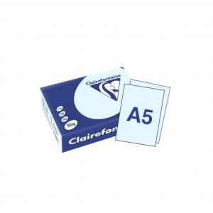 Clairefontaine 2913C - Ramette de 500 feuilles de papier Trophée bleu, A5, 80 g/m²