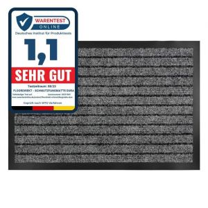 Tapis entr&eacute;es commerciales, halls d'immeuble, Gris 150 x 180 cm