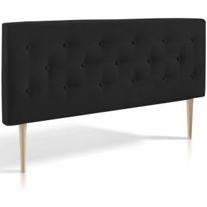Tête de lit oslo gris anthracite 150x100 (60 sans pieds)