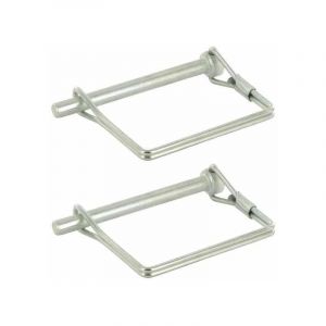 Cyclingcolors 2x goupille carrée diamètre 12mm x longueur 75mm rapide acier clip circlip remorque vélo tracteur motoculteur arbre verrouillage