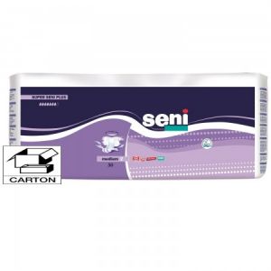 Seni Super Plus Nuit, taille Medium - Carton 90 changes complets