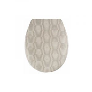 MSV Abattant Wc Thermo Dur Wave Sable