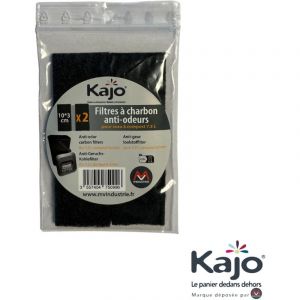 Lot de 2 filtres pour seau à compost 7,5L KAJO