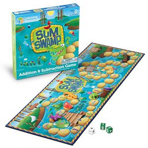 Learning Resources Jeu de société - Additions et soustractions - Langue : anglais LER5052