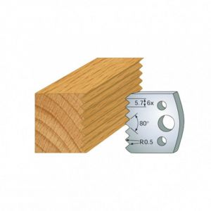 Leman Jeu de 2 contre-fers profil&eacute;s Ht.40 mm N&deg;077 -