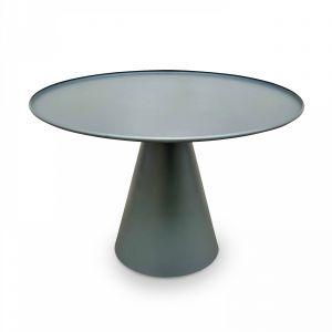 Oviala Table basse de jardin ronde Ø60 cm en acier