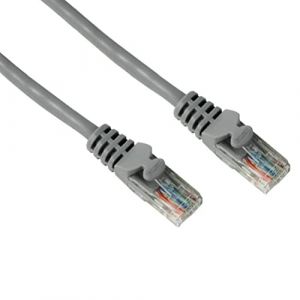 Image de Hama C&acirc;ble r&eacute;seau, RJ45 m&acirc;le - RJ45 m&acirc;le, CAT 5e, UTP, gris, 5,00m