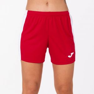 Joma Maxi Shorts Femme, Rouge/Blanc, L