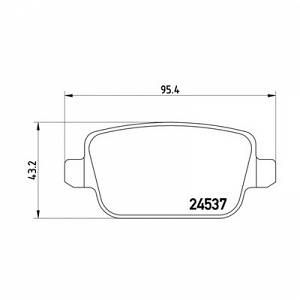 Image de Brembo 4 plaquettes de frein P24075