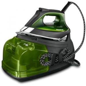Rowenta Fer à repasser perfect steam pro 2400 w 1,1 l semelle microsteam 400 noir, vert pression de vapeur max. : 7,4 bar