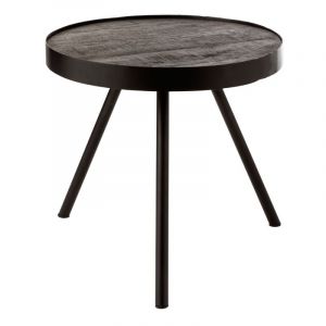 Image de Petite table d'ap en bois et métal CHARLY