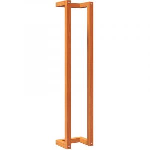 VidaXL Porte-serviette marron cire 23x18x110 cm bois de pin massif
