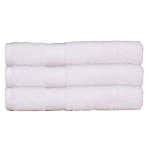 Lot de 3 Serviettes éponge 50*90 cm 500 GR/m2 Blanc