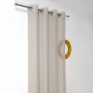 LINDER Voilage CORDOUAN Gris 140x240cm