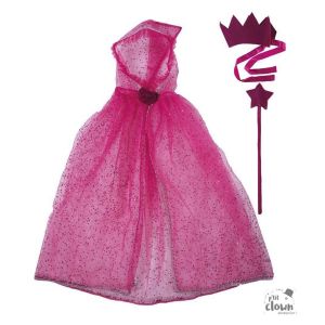 Ruedelafete Set D&eacute;guisement enfant Princesse rose