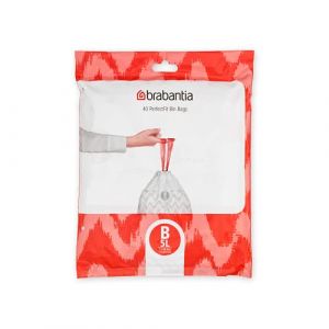 Brabantia 137747 Sacs Poubelle, Blanc, 3334