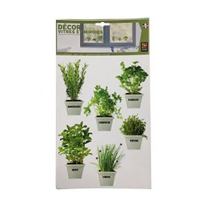 Plage Sticker Plantes aromatiques 21 cm x 29.7 cm