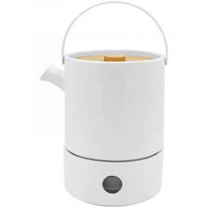 Bredemeijer Kit thé Umea 1,2L Blanc avec réchaud 142010