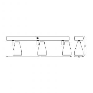 Ledvance Led spot pear plafonnier. spot, ws, 12.9W, 630lm - White