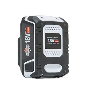 Briggs & stratton Batterie Lithium-Ion 18 V, 2.5Ah pour Outils Murray 18 V, Prise USB intégrée, Garantie 3 Ans, 883251, 1697532