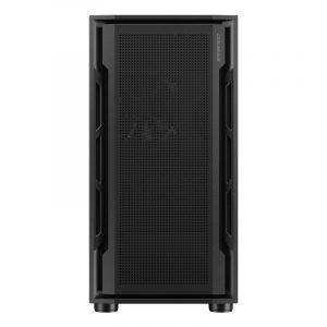 Cougar Mini-tour Uniface noire en verre trempé micro ATX/Mini-ITX avec support liquide RGB