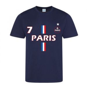 Tee-Shirt Foot Enfant Paris 1 Étoile – Bleu Marine (Produit Générique)