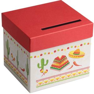 Ruedelafete URNE carton mexicaine Ethnique