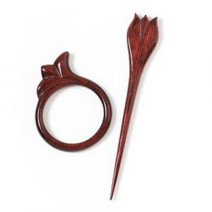 Tulip KnitPro Flora Shawl pin - 1pc, Rood