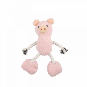 Peluc pour Chien "Cochon" 30cm Rose Prix