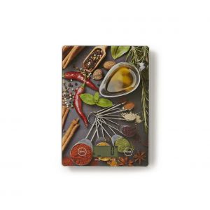 Nedis Balance de cuisine num&eacute;rique lcd verre design imprim&eacute;