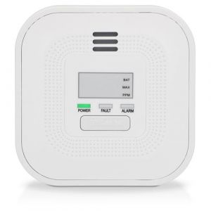 Alecto D&eacute;tecteur De Monoxyde De Carbone COA4010 Avec Affichage Blanc 10 Ans