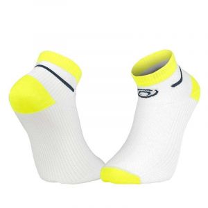 Chaussettes bv sport light courte blanc jaune