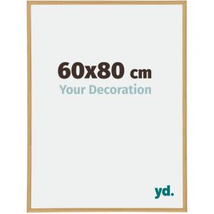 Your Decoration - 60x80 cm - Cadres Photos en Plastique Avec Verre Plexiglas - Excellente Qualité -Hêtre Clair - Cadre Decoration Murale - Annecy.