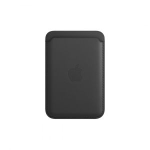 Image de Apple Porte-cartes en cuir avec MagSafe pour iPhone - Noir