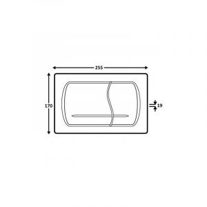 Image de Roca Pack Bâti-support Active + WC sans bride SAT Infinitio + Abattant slim, softclose + Plaque Blanche