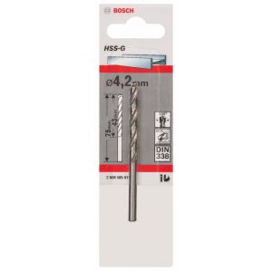 Bosch Forets à métaux rectifiés HSS-G, standard, 4,8 x 52 x 86 mm 2608585921